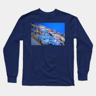 Thira Santorini At Dusk Long Sleeve T-Shirt